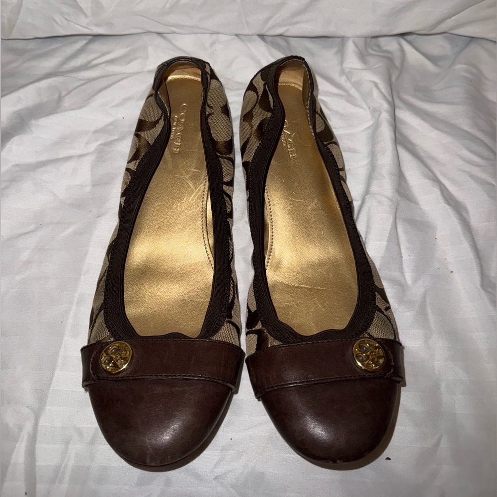 Coach Tan and Brown Women's Loafers